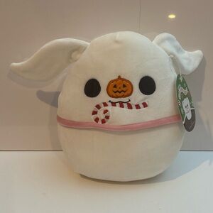 Squishmallows 8" Disney Nightmare Before Christmas Zero Candy Cane NEW